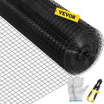 VEVOR vielos tinklelis 0,6 x 30 m, voljero viela 25,4 x 25,4 mm, tinklelio dydis 1,52 mm vielos storis su vinilu dengtu vielos tinklelio tvoros ritiniu, vinilu dengtas metalinis vielos tinklelis naminių gyvūnėlių aptvarams