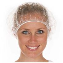 Kepurėlė PE Showercap, skaidri, 53cm (100vnt)