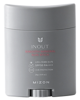 MIZON Inout Smooth Mineral Sun Stick SPF 50 PA++++, su mineraliniais filtrais apsauginis kremas nuo saulės, 26 g