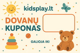 Kidsplay.lt dovanų kuponas 50Eur
