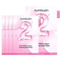 Numbuzin Nr. 2 Rožių PDRN kolageno putlinanti kaukė – 4 vnt.