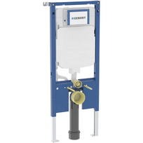 Potinkinis WC rėmas Geberit Duofix, 114 cm, su Sigma potinkiniu bakeliu 8 cm,  111.796.00.2