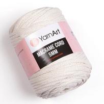 Mezgimo siūlai YarnArt Macrame Cord 5 MM 500g, spalva 752