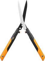 "Fiskars PowerGear X HSX92" 1023631 Pavaros gyvatvorių žirklės su nepridegančia danga Aukštos kokybės plieno ašmenys Ilgis 63 cm Juoda / oranžinė