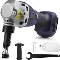 "Nibber" skardos žirklės, suderinamos su "Makita" 18 V akumuliatoriumi, 800 W 2200 aps/min, bešepetėlinės elektrinės skardos žirklės, metalo žirklės su 360° pasukama galvute nerūdijančiam plienui, aliuminiui pjauti (be