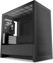 "NZXT H3 Flow" - "Micro ATX" kompiuterio korpusas - optimizuotas oro srautas - 1 x 120 mm galinis ventiliatorius - palaiko pilno dydžio GPU - tinka 280 mm priekinis, 240 mm viršutinis radiatorius - juodas