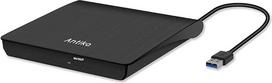 Išorinis DVD/CD įrašymo įrenginys su išoriniu CD įrenginiu USB 3.0 DVD+/-RW CD+/-RW nešiojamasis kortelių skaitytuvas itin plonas išorinis diskas, suderinamas su Mac/OS/XP/Vista/Linux/Win7/Win8