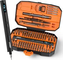 JOREST 155 in 1 mini elektrinių atsuktuvų rinkinys, akumuliatorinis atsuktuvas, kalėdinės dovanos vyrams, tikslių mechanikos įrankių rinkinys "Macbook", nešiojamajam kompiuteriui, asmeniniam kompiuteriui, RC, PS5, "Switch", "Xbox", "iPhone", akiniams, lai