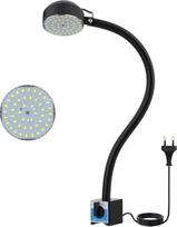 Magnetinis LED tekinimo staklių lempa Mašininė lempa su magnetine baze 10 W 1100 liumenų lanksti vandeniui atspari rankos tekinimo lempa, skirta siuvimo mašinoms, tekinimo staklėms, frezavimo grąžtui, pramoniniam apšvietimui (6000 K)