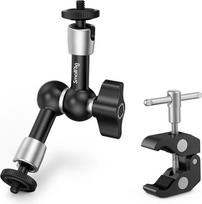 SMALLRIG 5 colių "Magic Arm" su "Super Clamp" didelėmis krabų replėmis, skirtomis monitoriaus LED šviesai - 2730B