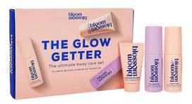 Rinkinys Bloom and Blossom The Glow Getter: balzamas, 25 ml + kūno aliejus, 40 ml + kojų ir pėdų purškiklis, 40 ml