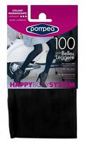 Pėdkelnės moterims Pompea HBS Coprenti Opaque Nero, 100 DEN, 1/2-XS/S