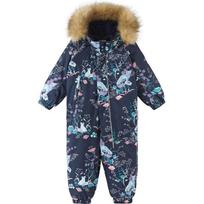 REIMA žiemos kombinezonas LAPPI (5100129C/ Navy gėlytės) - 80