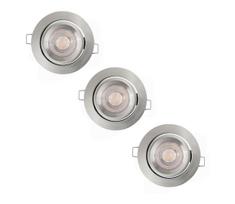 Osram - RINKINYS 3x dimeriuojami įleidžiami LED šviestuvai LED/4,9W/230V