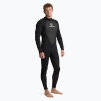 Vyriškas neopreninis kostiumas banglenčių sportui AQUASTIC 4/3 mm WAVEY black