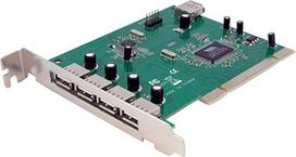 "StarTech. com" 7 prievadų USB 2.0 PCI sąsajos kortelė - USB adapteris - PCI - USB, USB 2.0 - 7 prievadai (PCIUSB7)