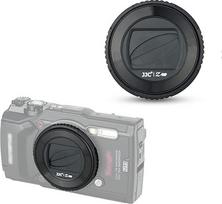 JJC objektyvo dangtelis Olympus TG-7 TG-6 TG-5 TG-4 TG-3 TG-2 TG-1 fotoaparatui pakeičia Olympus LB-T01 objektyvo apsaugą