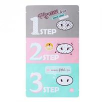 Pig Clear Blackhead 3-Step Kit Nosies poras valantis rinkinys