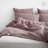 Ashes of Roses Linen Duvet Cover Set Lininis patalynės užvalkalų komplektas 200x220 50x70*2