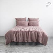 Ashes of Roses Linen Duvet Cover Set Lininis patalynės užvalkalų komplektas 200x200 50x70*2