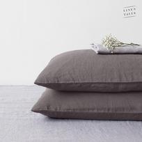 Linen Pillowcase Lininis pagalvės užvalkalas Dark Grey