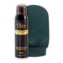 Sun Makeup Glam Body Mousse Extra Dark Sun (DHA 8%) + Mitt Purškiamos savaiminio įdegio putos + pirštinė