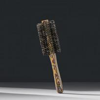 Italian Resin Round Brush Apvalus šepetys su šerno ir nailono šereliais Medium