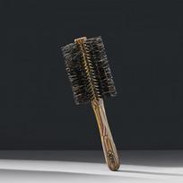 Italian Resin Round Brush Apvalus šepetys su šerno ir nailono šereliais Large