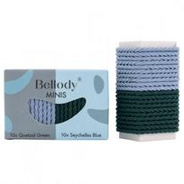 Mini Hair Ties Plaukų gumytės Green & Blue