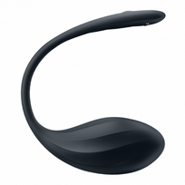 Ribbed Petal Wearable Vibrator G taško vibratorius Black