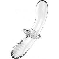 Double Crystal Universalus vibratorius Transparent