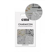 Charmicon Silicone Stickers Lipdukai nagams #170 Zipper