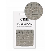 Charmicon Silicone Stickers Lipdukai nagams #231 Flowers and Phrases