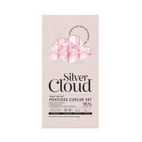 Heatless Curler Set Plaukų garbanojimo priemonė be karščio Pink