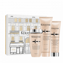 Curl Manifesto Holiday Gift Set 2025 Banguotų ir garbanotų plaukų priemonių rinkinys