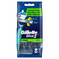 Blue II Plus Slalom Razor Vienakartiniai skustuvai 8vnt