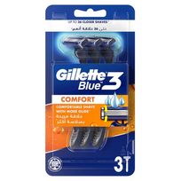 Blue3 Comfort Razor Vienkartiniai skustuvai 3 vnt.