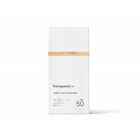 Mineral Sunscreen Cream SPF50 Mineralinė apsauga veidui su apsauga Medium