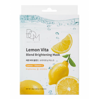Lemon Vita Blend Brightening Mask Skaistinančios odą lakštinės veido kaukės 10 vnt.