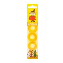 Hair Ring Yellow Plaukų gumytės 4vnt