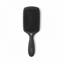 Paddle Smooth Brush Plaukų šepetys su natūraliais šereliais Black