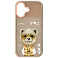 Nimmy Cool AND Cute 2.0 Bear iPhone 17 case in beige