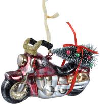 Kalėdinis žaisliukas Vintage Moto, stiklinis