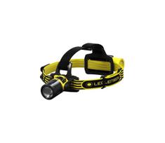 Ledlenser EXH8 - reguliuojamas LED galvos žibintas LED/3xAA IP66 180 lm 40 h geltonas