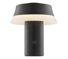 Brilliant - įkraunama jutiklinė stalinė lempa KINICH, reguliuojamo ryškumo LED/2,5W/5V 2700K juoda