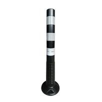 Lankstus įspėjamasis signalinis kelio stulpelis Eurostal 750 mm juodas