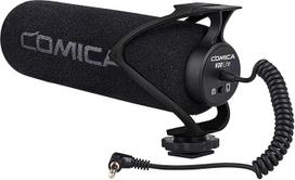 "COMICA CVM-V30 Lite" itin kardioidinis fotoaparato mikrofonas, 3,5 mm kryptinis mikrofonas fotoaparatui, DSLR fotoaparatams, vaizdo kameroms, mobiliesiems telefonams, išmaniesiems telefonams, vaizdo įrašams, interviu (juodas)