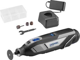 "Dremel 8240" akumuliatorinis rotacinis įrankis, 12V 2Ah ličio jonų akumuliatorius, daugiafunkcinis įrankių rinkinys su 5 priedais, kintamu 5 000-35 000/min greičiu ir greitu įkrovimu