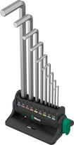 "Wera" 05022102001 950/9 "Hex-Plus 8" šešiakampių raktų rinkinys Metrinis rėmas Chromuotas 12 dalių