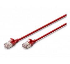 Digitus CAT 6A F-FTP Slim Patch Cable, 0.3 m | DK-1632-A-003S-R | Red